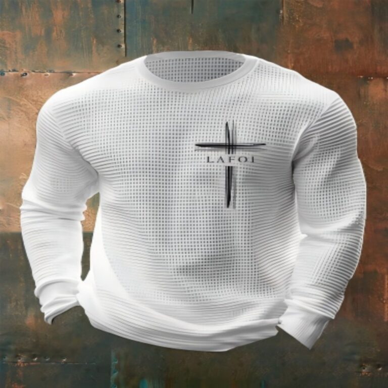 Men's Crew Neck Long Sleeve Tops Men's Long Sleeve T-Shirt 38