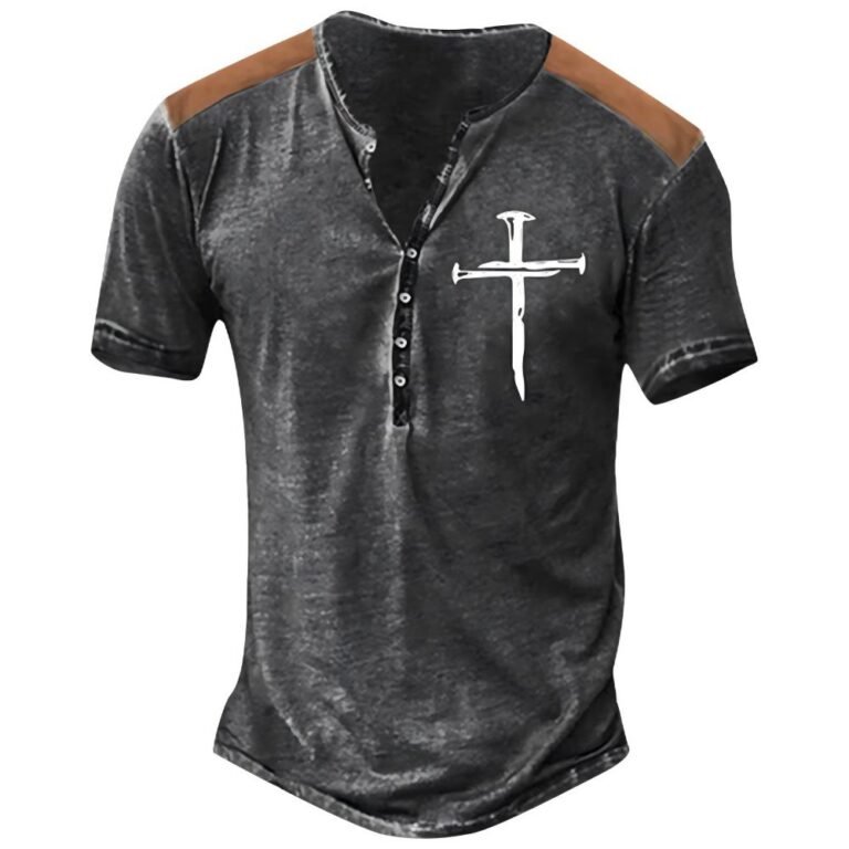 Seven-Button Short Sleeve Tops Seven-Button Short Sleeve Apparel