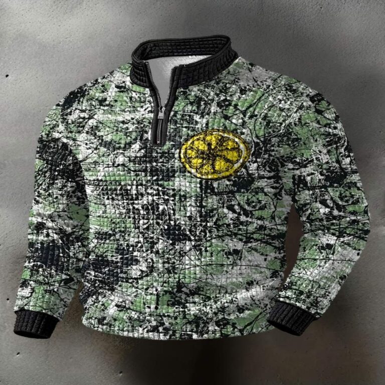 Men's Crew Neck Long Sleeve Tops Men's ApparelStand Collar Apparel21