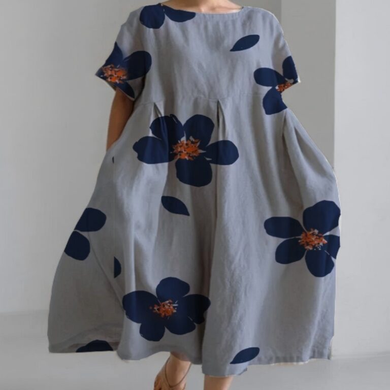 Short Sleeve Maxi Dresses Short Sleeve Loose Fit Dress