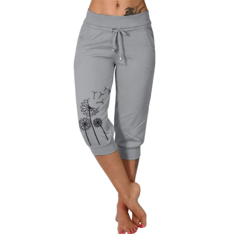 Panel Waist Cropped Pants Cropped Pants